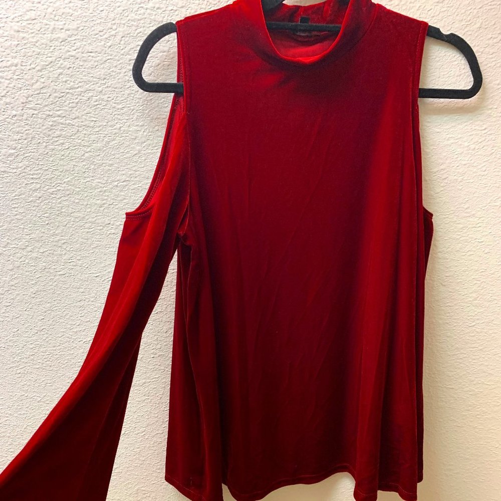 Long Sleeve Women's Blouse- perfect for Christmas!